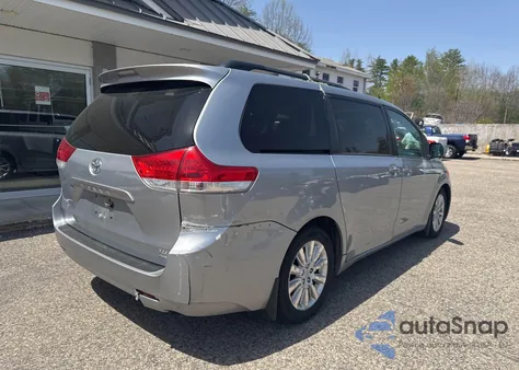 2011 Toyota Sienna Xle из США, поврежденный, VIN 5TDDK3DC3BS007297